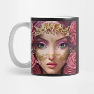 Photorealistic Owl Goddess Mug